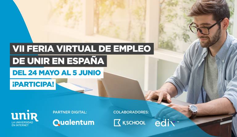 ¡Ya está aquí la VII Feria Virtual de Empleo de UNIR en España!